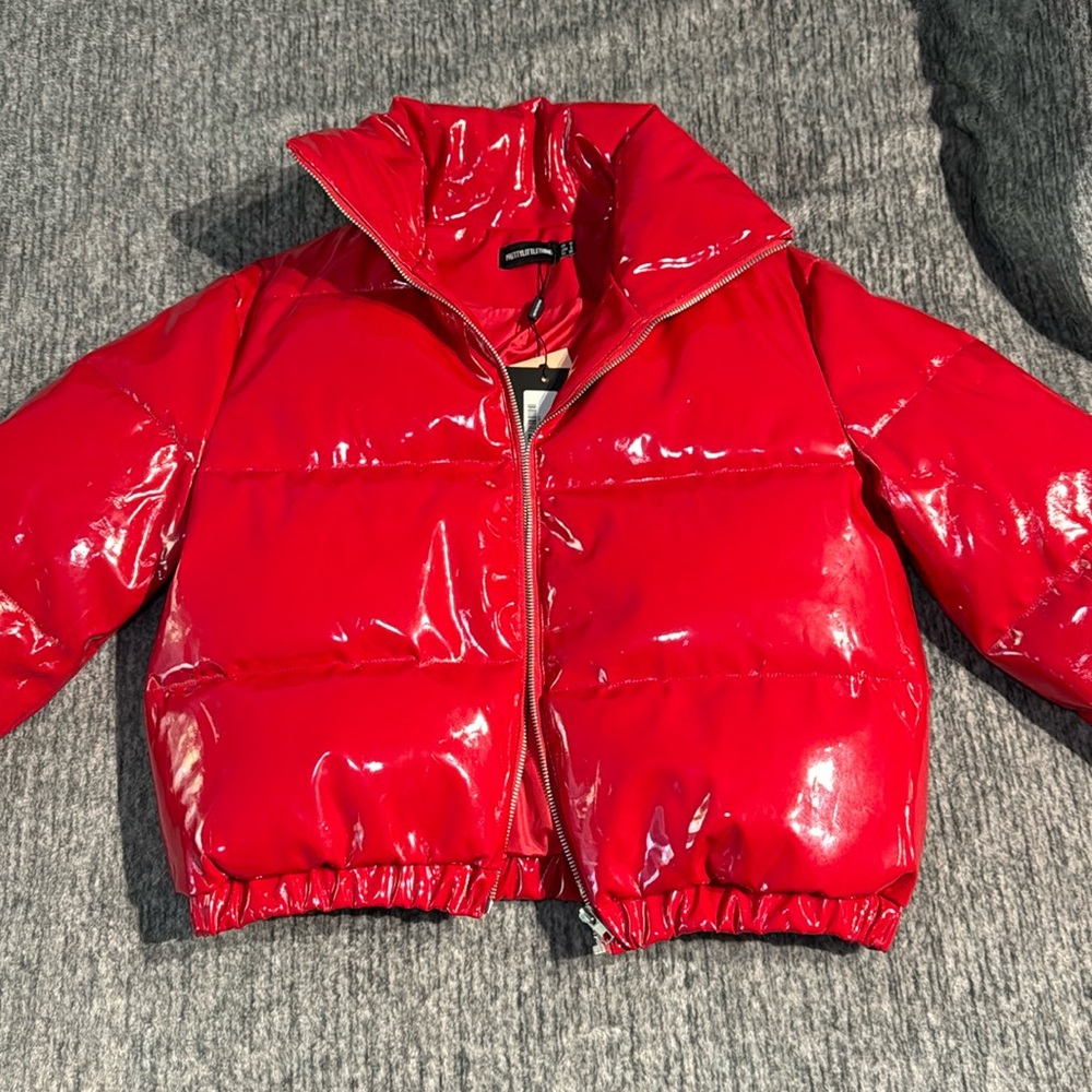 Red Puffer Coat